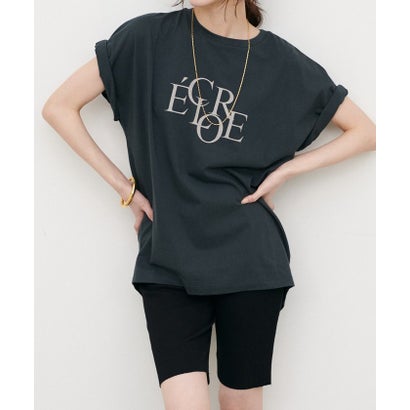 【LARUTA】バックスリットecloreTシャツ （BR）｜詳細画像