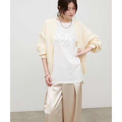 【LARUTA】バックスリットecloreTシャツ （BR）｜詳細画像