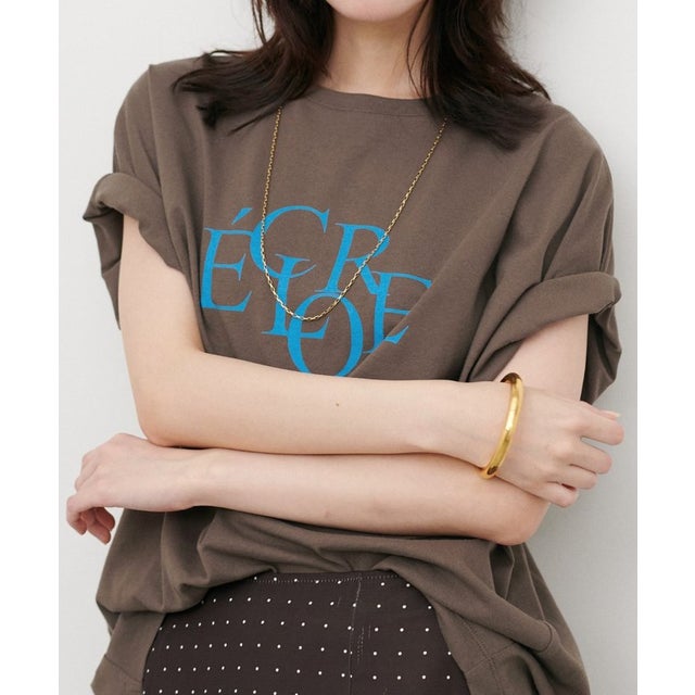【LARUTA】バックスリットecloreTシャツ （BR）