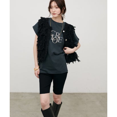 【LARUTA】バックスリットecloreTシャツ （CGY）｜詳細画像