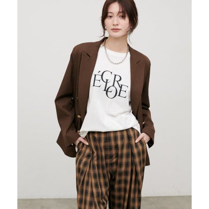 【LARUTA】バックスリットecloreTシャツ （CGY）｜詳細画像