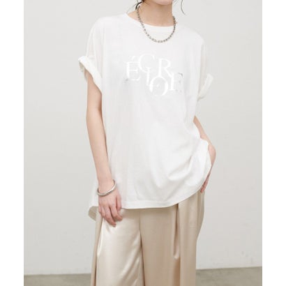 【LARUTA】バックスリットecloreTシャツ （CGY）｜詳細画像