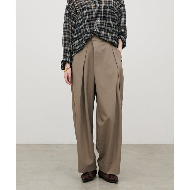 【LARUTA】アシメタックワイドパンツ （MOC）