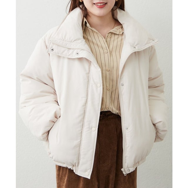 袖ボリューム中綿ブルゾン （IVY）