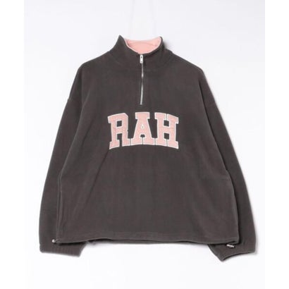 ナイスクラップ NICE CLAUP 【ANOTHER BRANCH】フリースBIGロゴハーフZIP （navy）｜詳細画像