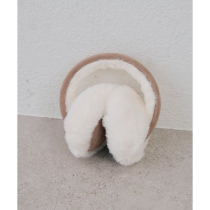 ナイスクラップ NICE CLAUP 【RMAF】ムートン風イヤーマフ （offwhite）｜詳細画像