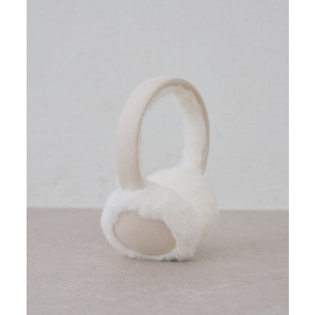 【RMAF】ムートン風イヤーマフ （offwhite）