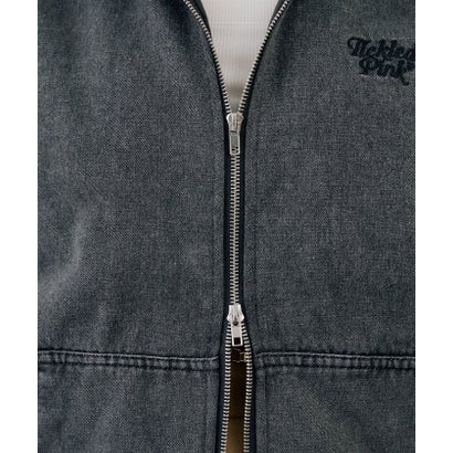 ナイスクラップ NICE CLAUP 【ANOTHER BRANCH】デニム中綿フェイクファー付ブルゾン （black）｜詳細画像