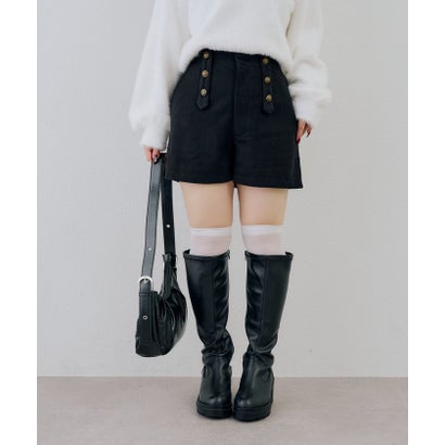 ナイスクラップ NICE CLAUP 【continuer】ナポレオン風ショートパンツ （ivory）｜詳細画像