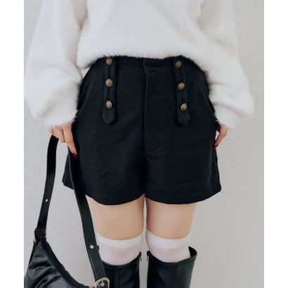 ナイスクラップ NICE CLAUP 【continuer】ナポレオン風ショートパンツ （ivory）｜詳細画像