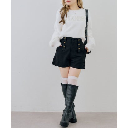 ナイスクラップ NICE CLAUP 【continuer】ナポレオン風ショートパンツ （brown）｜詳細画像
