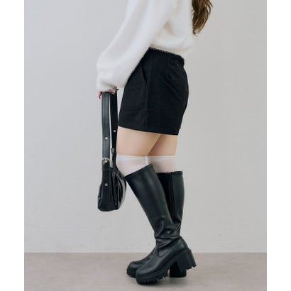 ナイスクラップ NICE CLAUP 【continuer】ナポレオン風ショートパンツ （brown）｜詳細画像