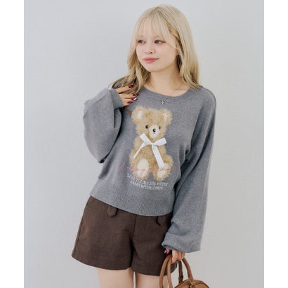 ナイスクラップ NICE CLAUP 【continuer】ナポレオン風ショートパンツ （brown）｜詳細画像