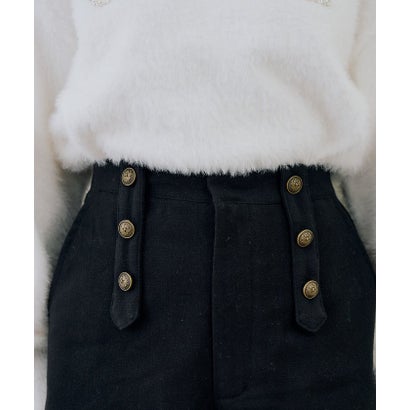 ナイスクラップ NICE CLAUP 【continuer】ナポレオン風ショートパンツ （black）｜詳細画像