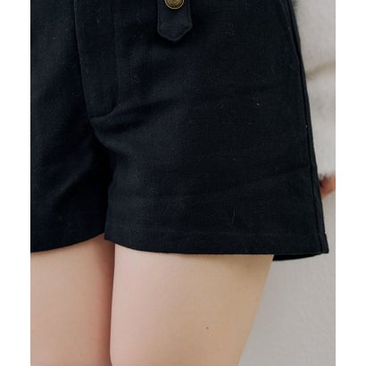 ナイスクラップ NICE CLAUP 【continuer】ナポレオン風ショートパンツ （black）｜詳細画像