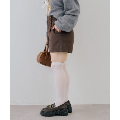 ナイスクラップ NICE CLAUP 【continuer】ナポレオン風ショートパンツ （black）｜詳細画像