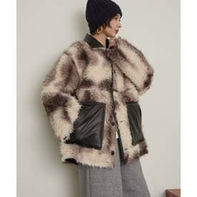 【リバーシブル】グラデーションリバーコート （black）