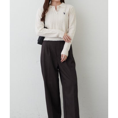 【US. POLO ASSN.】アソートポロニット （beige）｜詳細画像