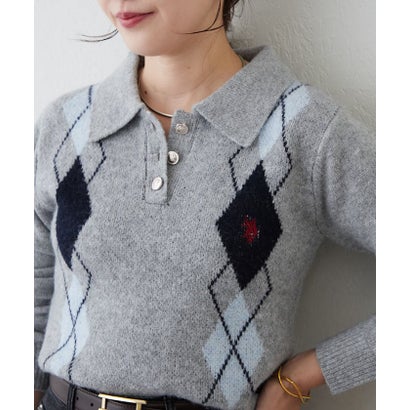 【US. POLO ASSN.】アソートポロニット （beige）｜詳細画像