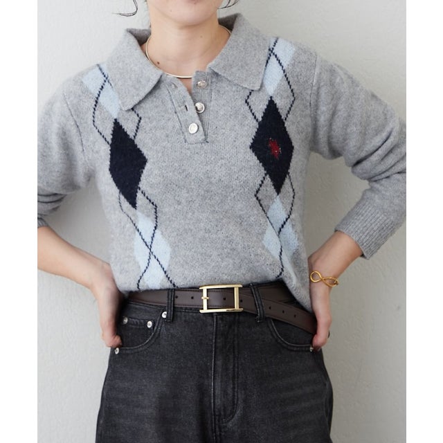 【US. POLO ASSN.】アソートポロニット （gray）