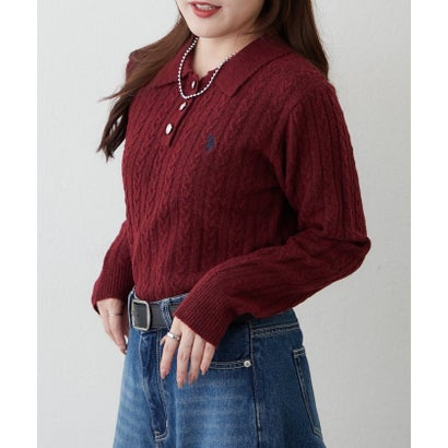【US. POLO ASSN.】アソートポロニット （navy）｜詳細画像