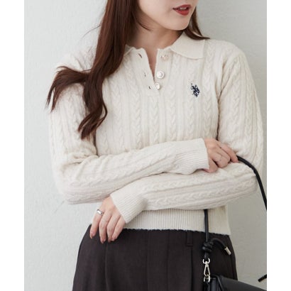 【US. POLO ASSN.】アソートポロニット （navy）｜詳細画像