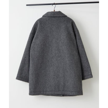 ナイスクラップ NICE CLAUP シャギーWテーラージャケット （charcoal）｜詳細画像