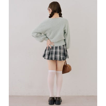 ナイスクラップ NICE CLAUP 【ANOTHER BRANCH】パール付フェザーカシュクールニット （beige）｜詳細画像