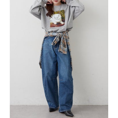 ナイスクラップ NICE CLAUP アートプリントスウェット （gray）｜詳細画像
