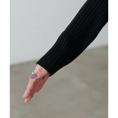 【natural couture】選べるリブニットワンピ×フェザーベストセット （GBE）｜詳細画像