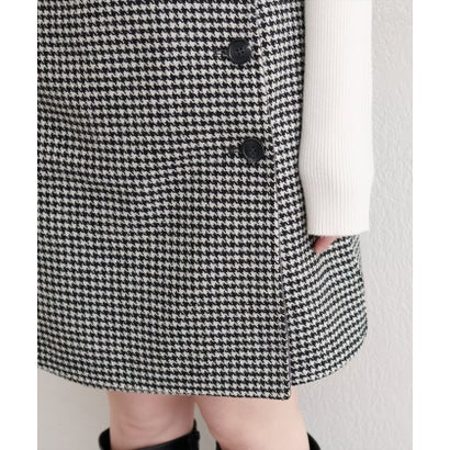 【natural couture】リバーシブルラップスカート （BR）｜詳細画像