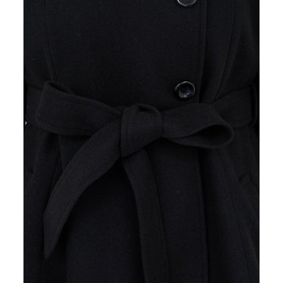 【ANOTHER BRANCH】2WAYフェイクファー付フレアミドルコート （black）｜詳細画像