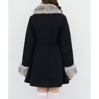 【ANOTHER BRANCH】2WAYフェイクファー付フレアミドルコート （ivory）｜詳細画像