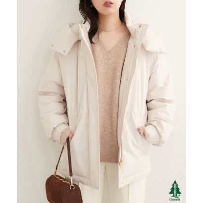 【natural couture】WOODS CANADA コラボダウン （BR）｜詳細画像
