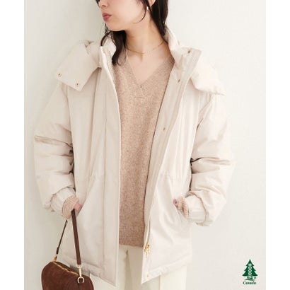 【natural couture】WOODS CANADA コラボダウン （BR）｜詳細画像