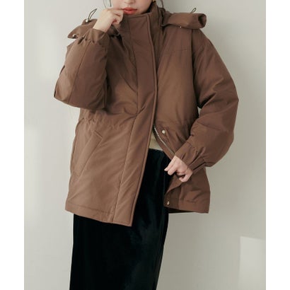 【natural couture】WOODS CANADA コラボダウン （BR）｜詳細画像
