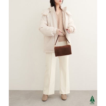 【natural couture】WOODS CANADA コラボダウン （BR）｜詳細画像