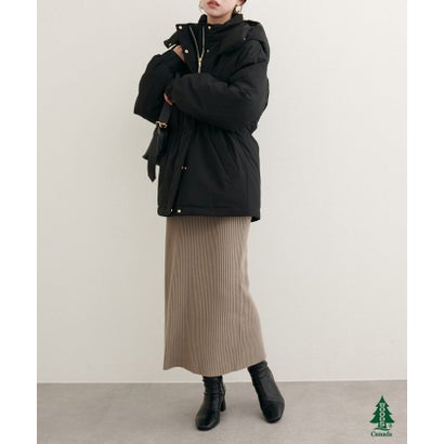 【natural couture】WOODS CANADA コラボダウン （BR）｜詳細画像