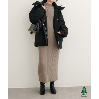【natural couture】WOODS CANADA コラボダウン （BR）｜詳細画像