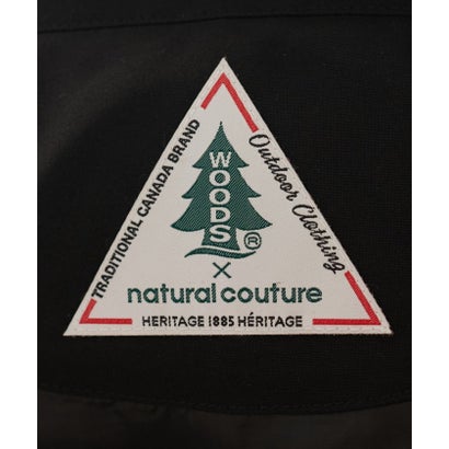 【natural couture】WOODS CANADA コラボダウン （BR）｜詳細画像