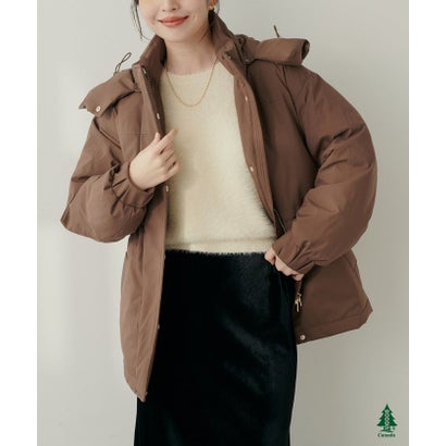 【natural couture】WOODS CANADA コラボダウン （BR）｜詳細画像