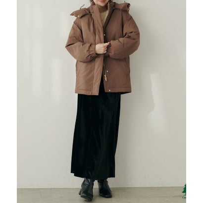 【natural couture】WOODS CANADA コラボダウン （BR）｜詳細画像