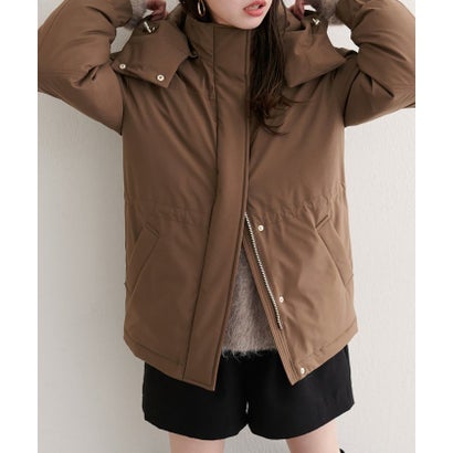 【natural couture】WOODS CANADA コラボダウン （BR）｜詳細画像