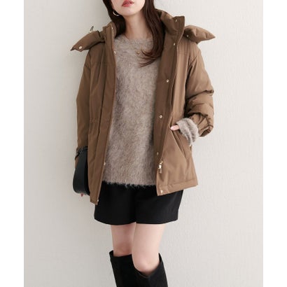 【natural couture】WOODS CANADA コラボダウン （BR）｜詳細画像