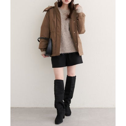 【natural couture】WOODS CANADA コラボダウン （BR）｜詳細画像