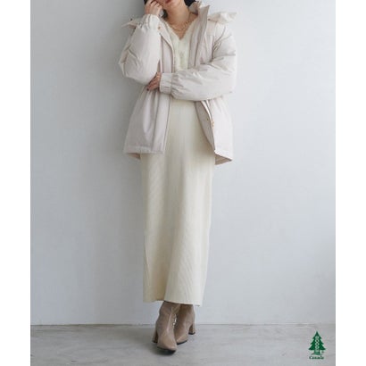 【natural couture】WOODS CANADA コラボダウン （BR）｜詳細画像