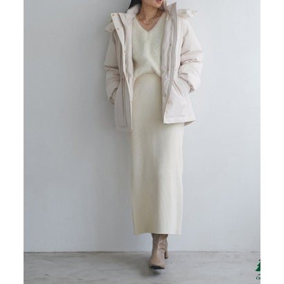 【natural couture】WOODS CANADA コラボダウン （BR）｜詳細画像