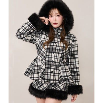 【one after another】セットアップ可能ペプラムコート （black）｜詳細画像