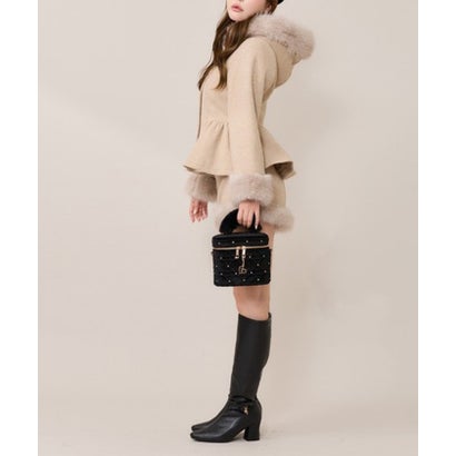 【one after another】セットアップ可能ペプラムコート （beige）｜詳細画像