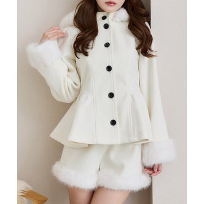【one after another】セットアップ可能ペプラムコート （beige）｜詳細画像